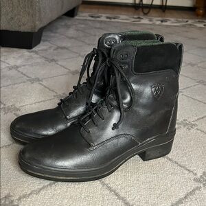 Ariat Women's Expedition  Black Leather Equestrian  Riding Boots